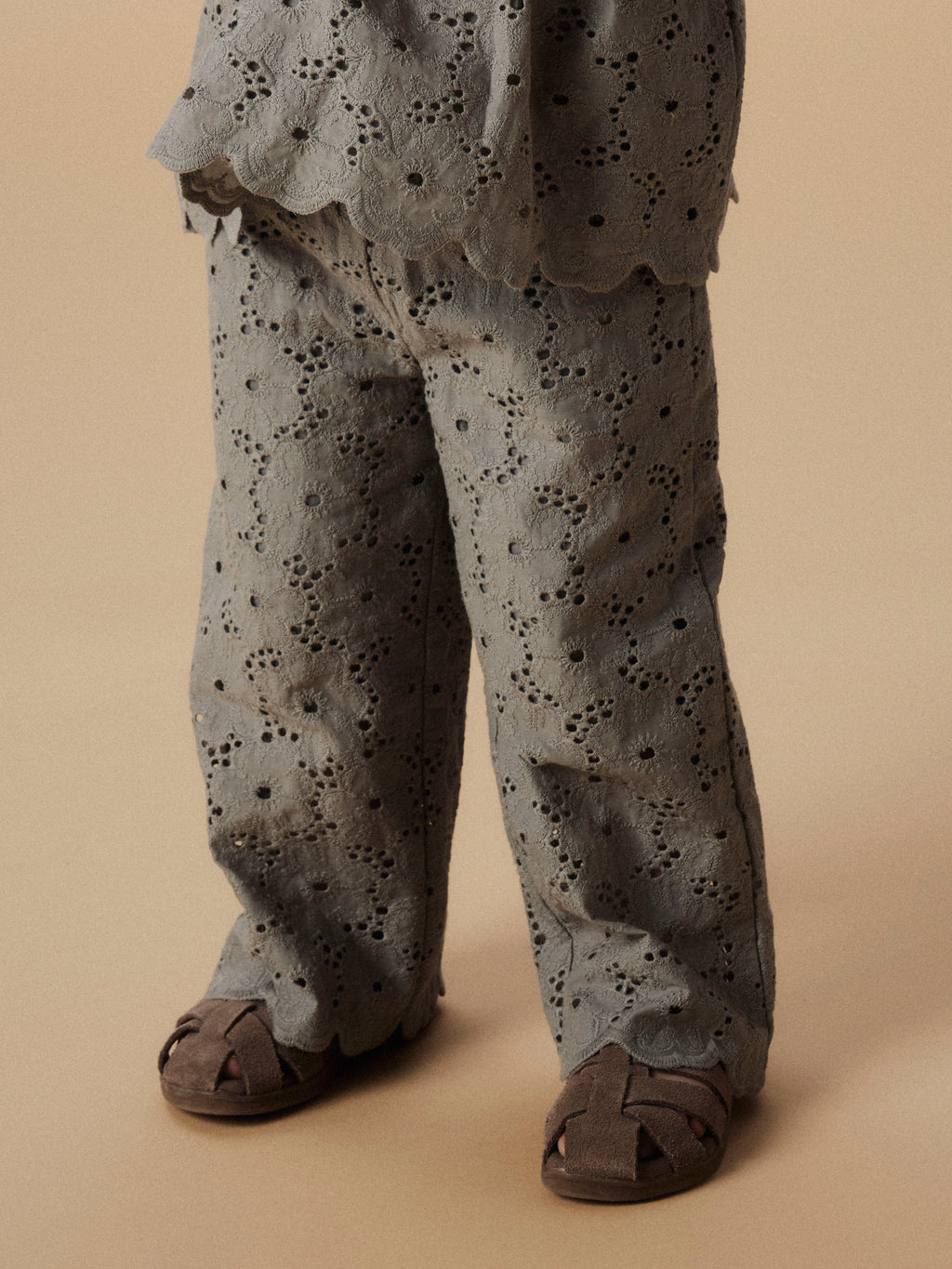 Lil Atelier Dally Wide Pant Forest Fog