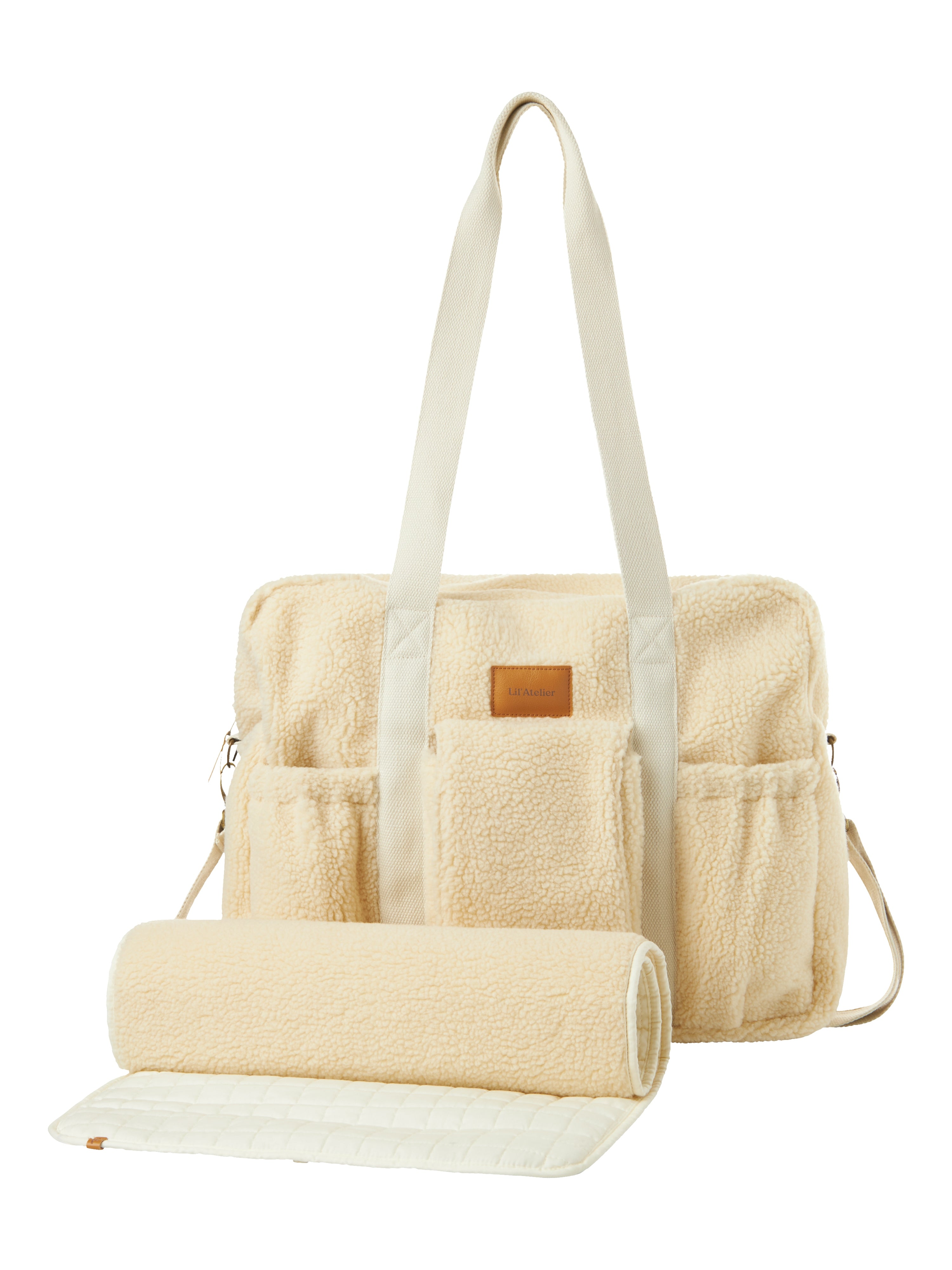 Lil Atelier Nigo Sherpa Mommy Bag
