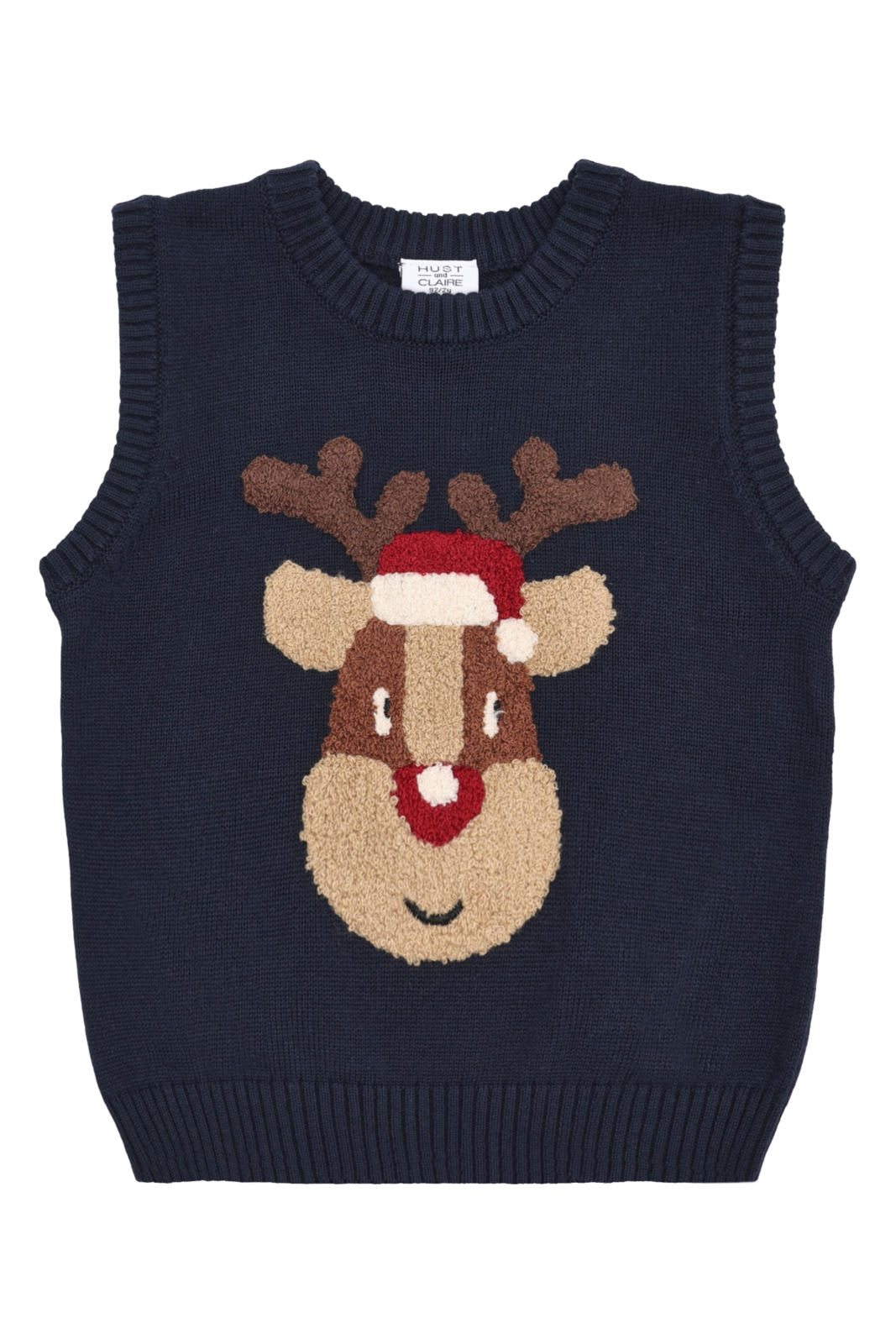 Princo Reindeer Vest More Navy