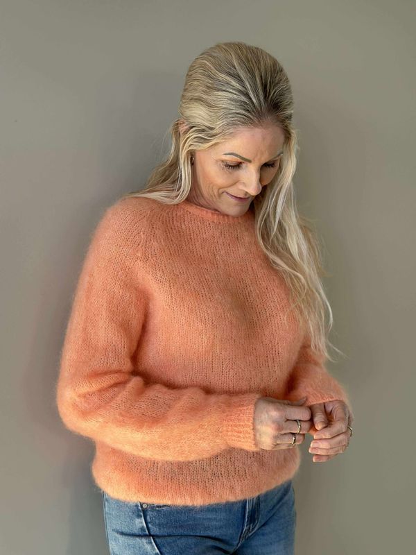 Pepper Lova Mohair Lys Orange