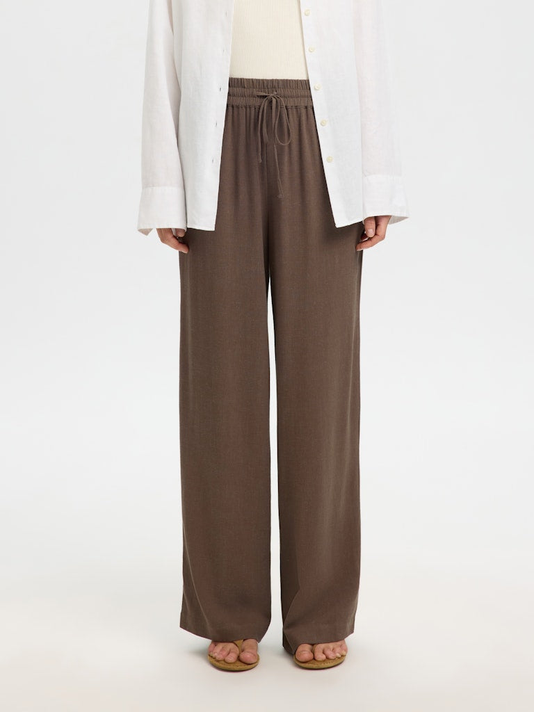 Selected VIVA-GULIA Pants Chocolate Chip