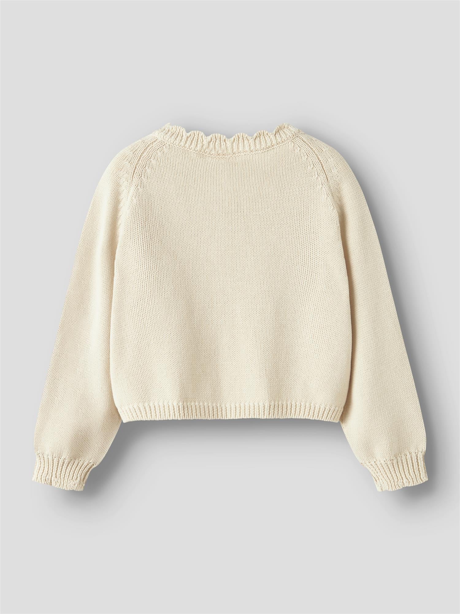 Lil Atelier Ramla Big Knit Cardigan Turtledove