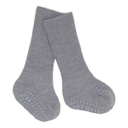 GoBabyGo Non-slip socks - Wool- Grey Melange