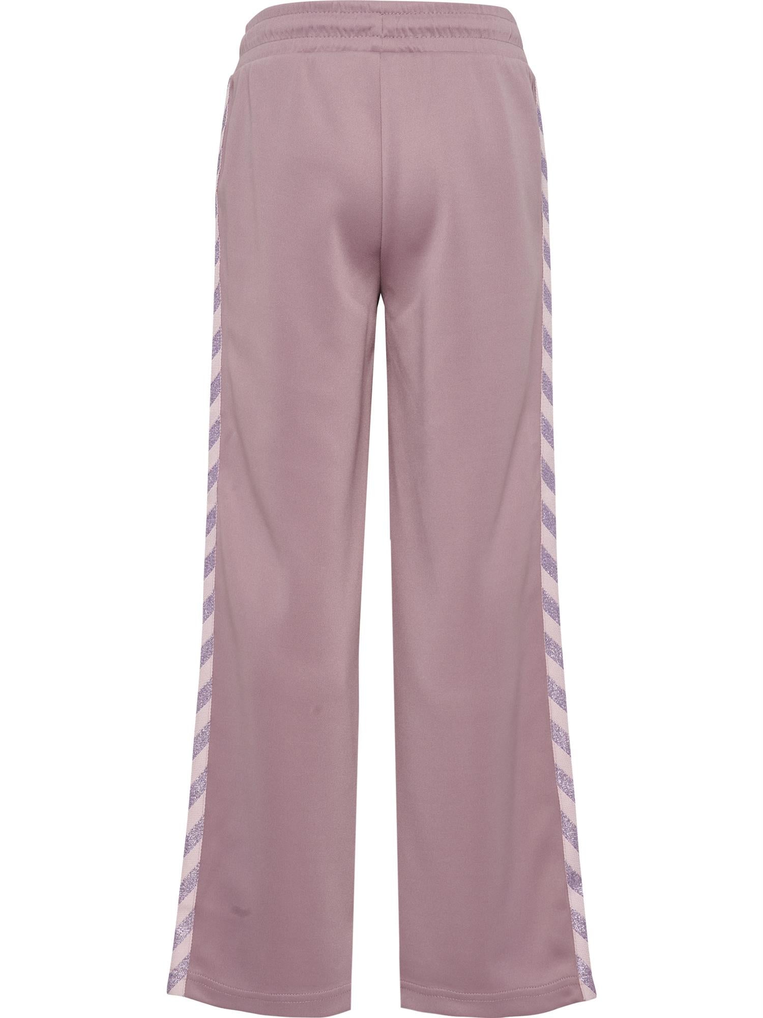HUMMEL REG POLY TAPE PANTS Lilla