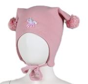 Kivat Joker hat Unicorn Lys Rosa