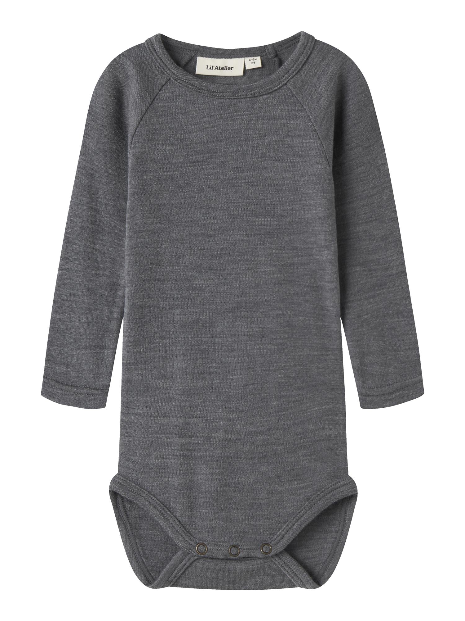 NESTER WOOL LS SLIM BODY Poppy Seed