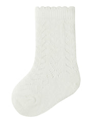 Lil Atelier HERDA baby KNEE SOCK coconut milk