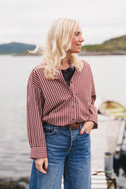 Raus Ida Maja Shirt STP B Rose/Choco T