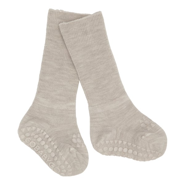 GoBabyGo Non-slip socks - Wool- Sand