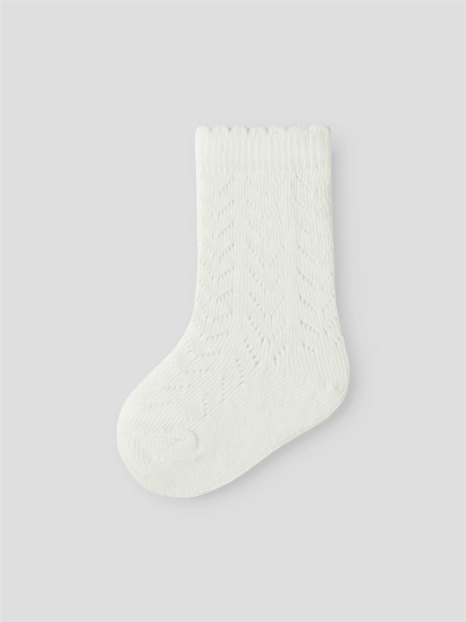 Lil Atelier HERDA baby KNEE SOCK coconut milk