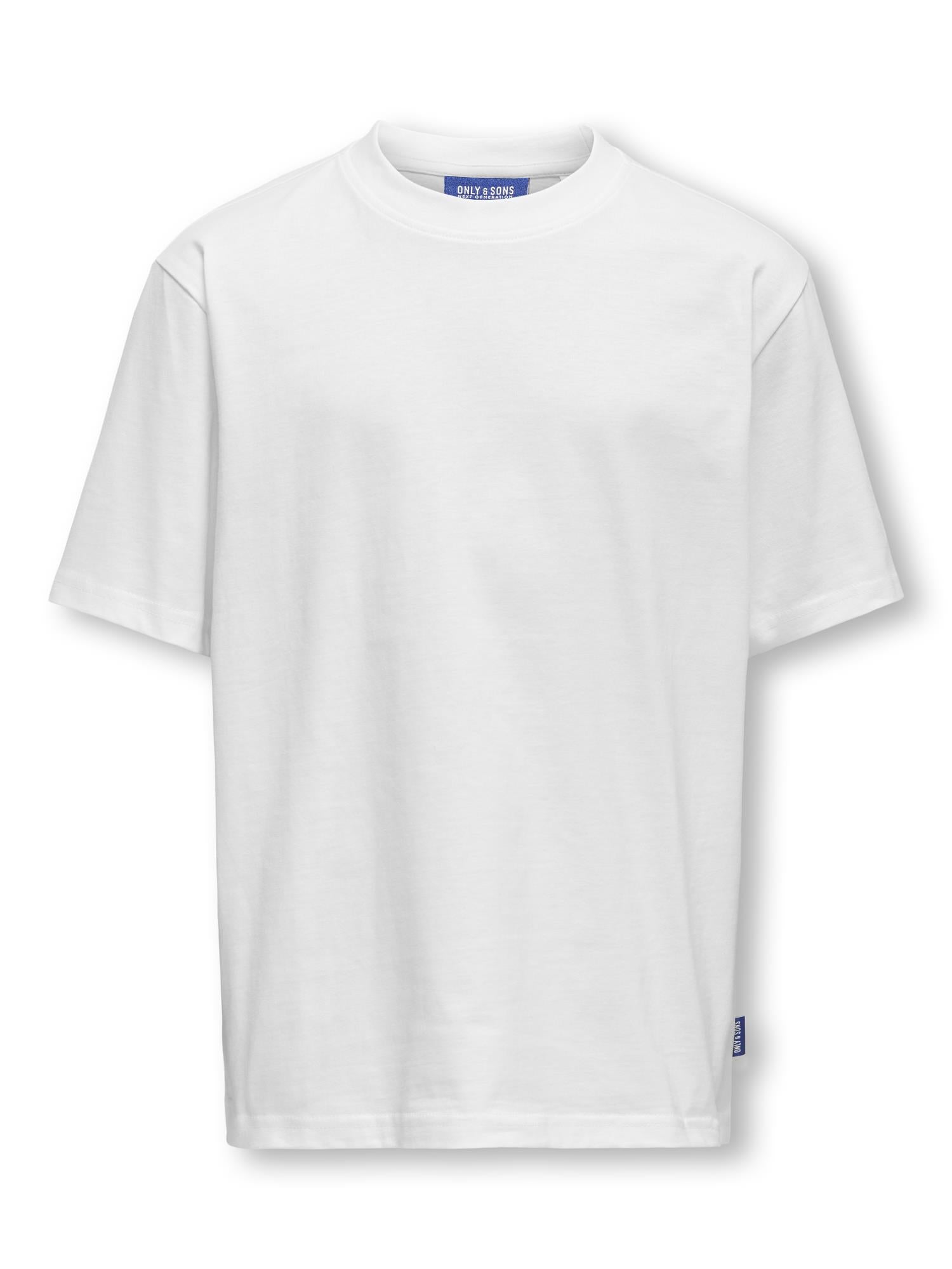 Only & Sons Fred  Relaxed T-shirt Bright White
