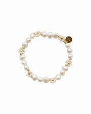 Eline Bang Lilly blomsterarmbånd Krem