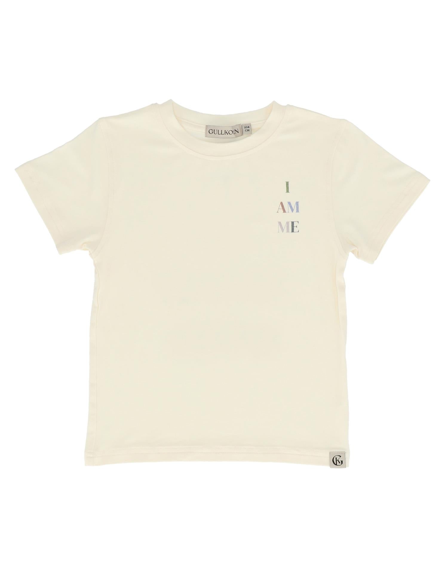 Gullkorn I AM t-shirt  Varm Hvit