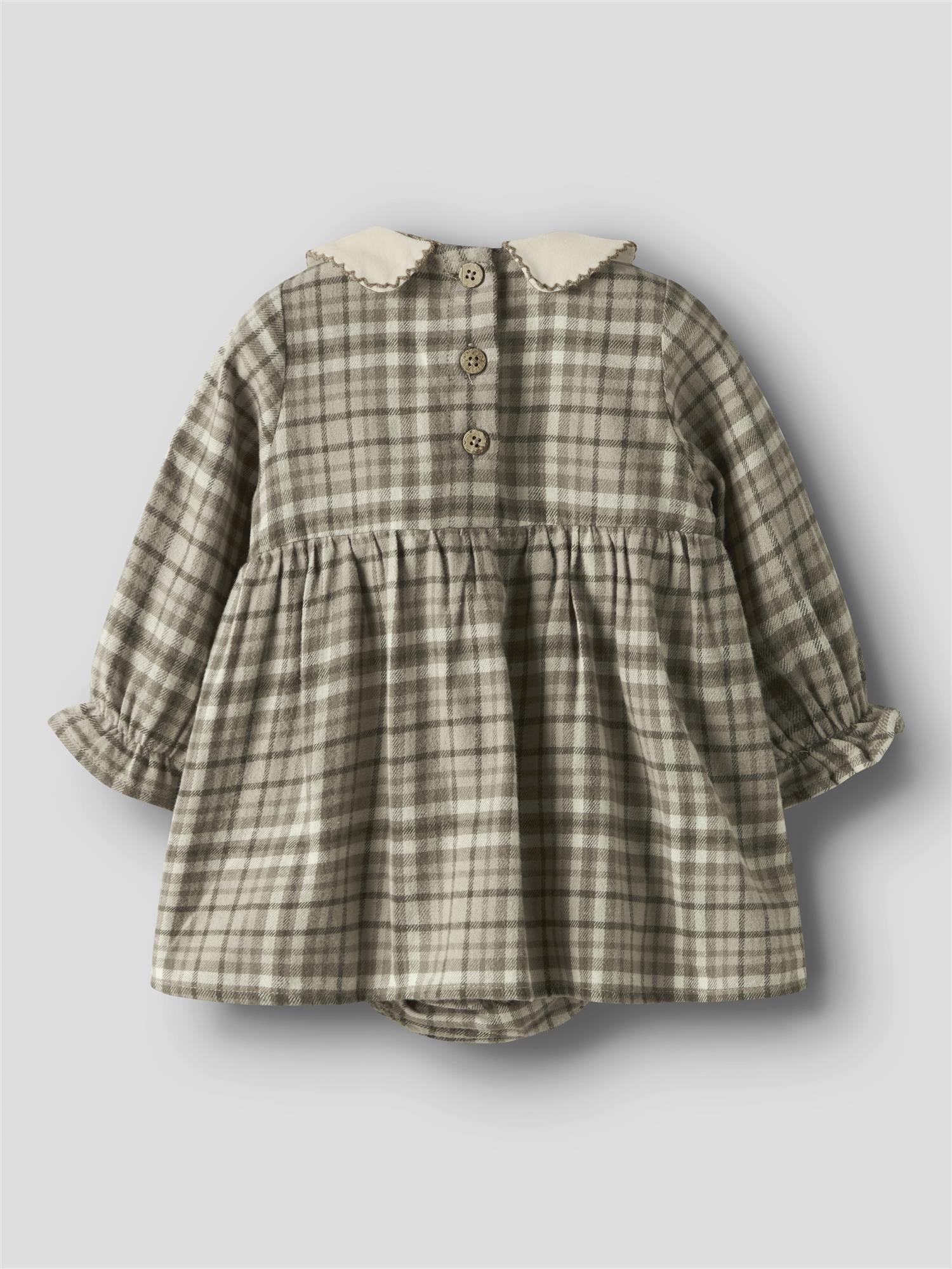 Lil Atelier REBEL LS BODY DRESS SOLID Sepia tint