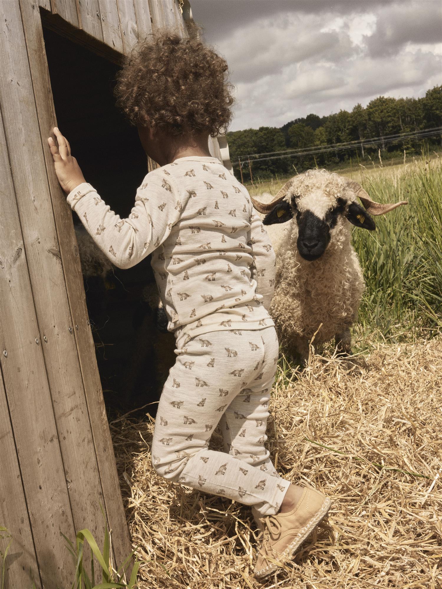 Lil Atelier NALU WO/MO LS SLIM TOP Fox