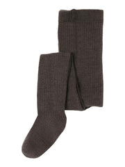 Lil Atelier Rakel Wool Ibi Pantyhouse Wo/po Brown Melange