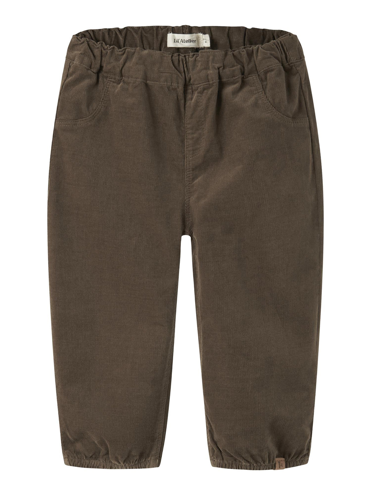 Lil Atelier Somba Loose Cord Pant Teak