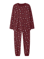 VISMAS LS NIGHTSET VOKSEN 2026 Red Dahlia
