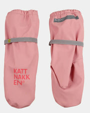 Kattnakken Regnvottar Barn Rosa Krystall