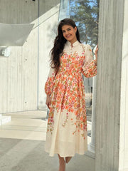 Pepper Zaria Dress Lang Orange