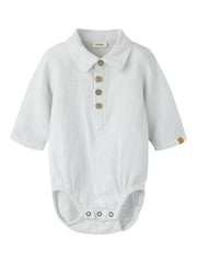 Lil Atelier Jesper Body Shirt Gray Dawn