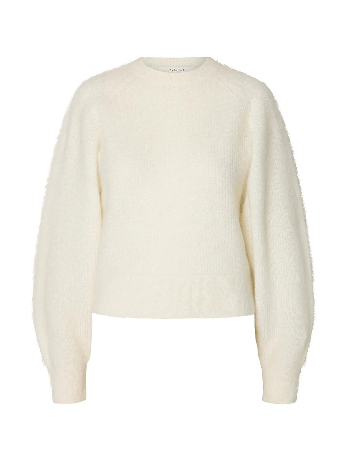 MIRA LS KNIT SHORT O-NECK Egret
