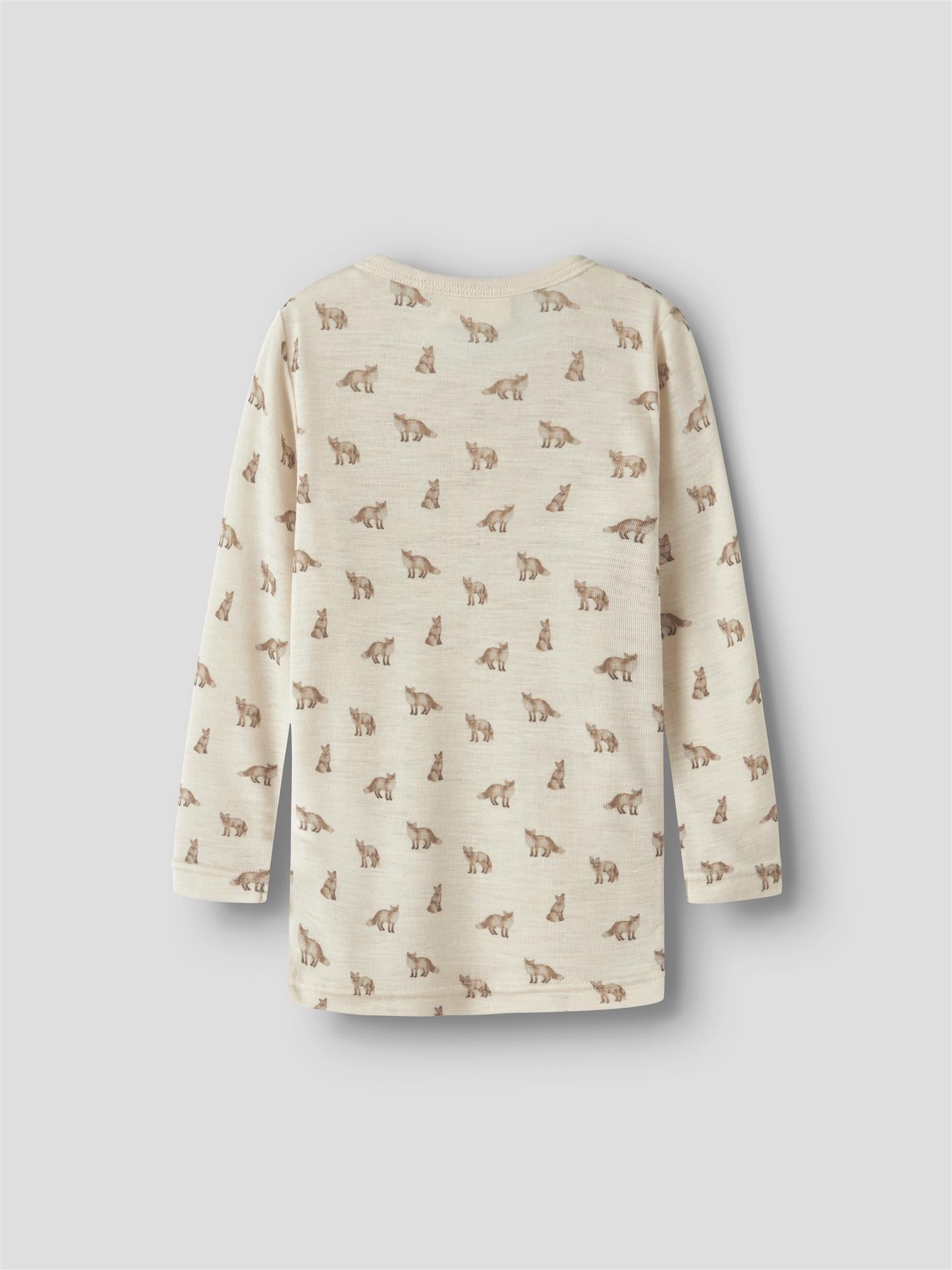 Lil Atelier NALU WO/MO LS SLIM TOP Fox