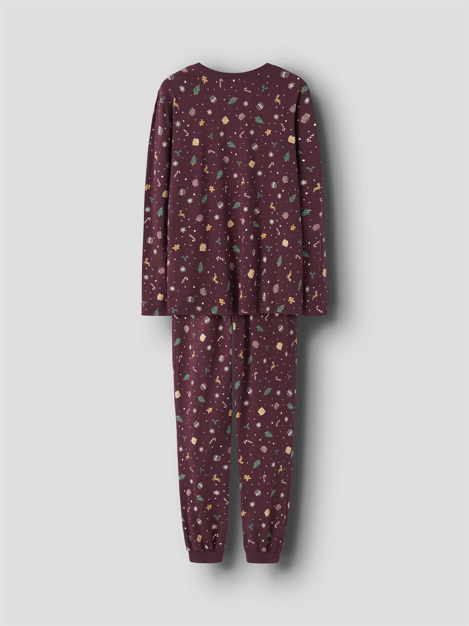 VISMAS LS NIGHTSET VOKSEN 2025 Burgundy