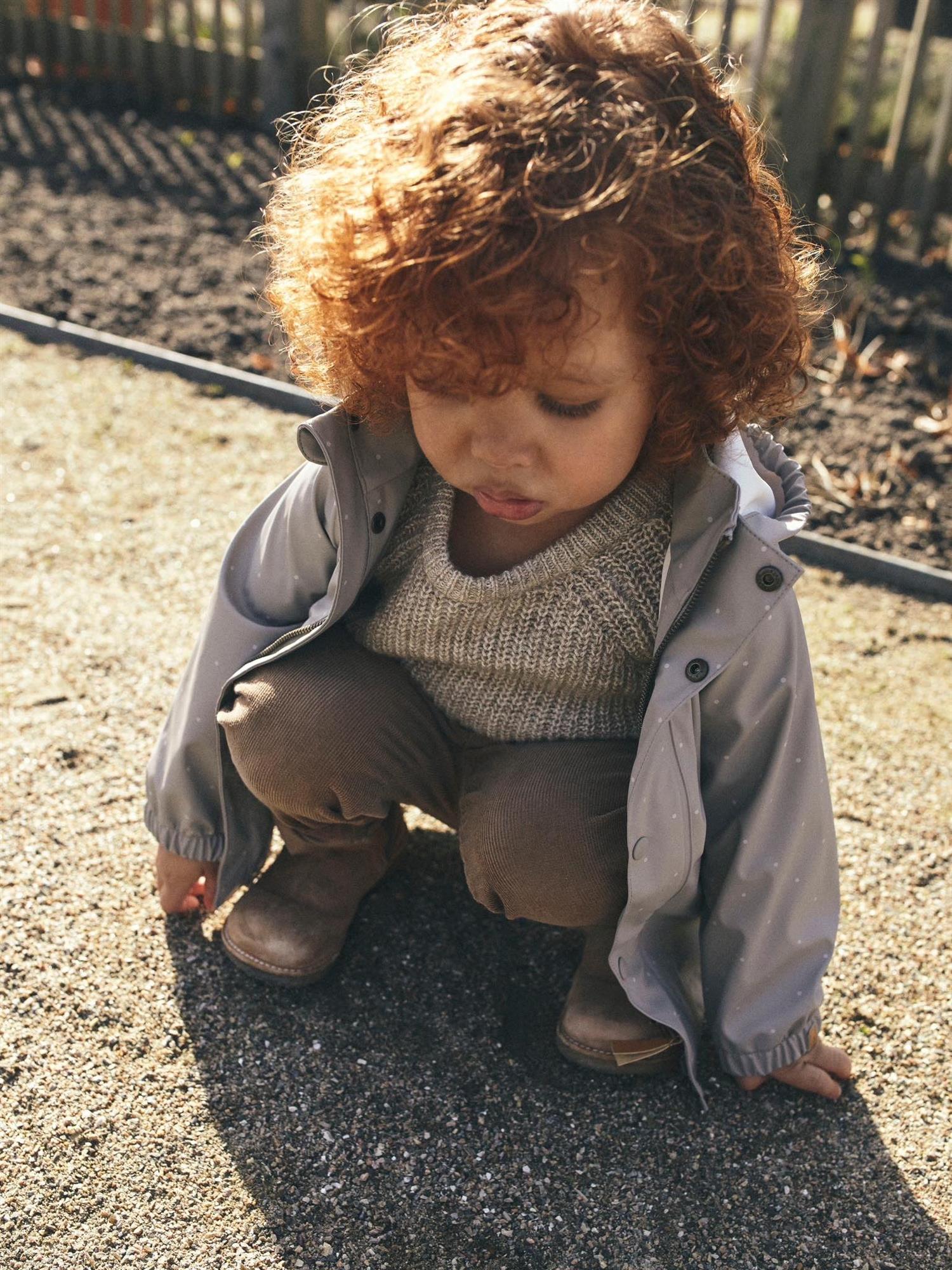 Lil Atelier Ladry Rainwear Mourning Dove