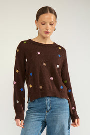 FLORIE PULLOVER Black Coffee