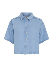 MSCH MSCHSaphina 2/4 Shirt Light Blue Denim