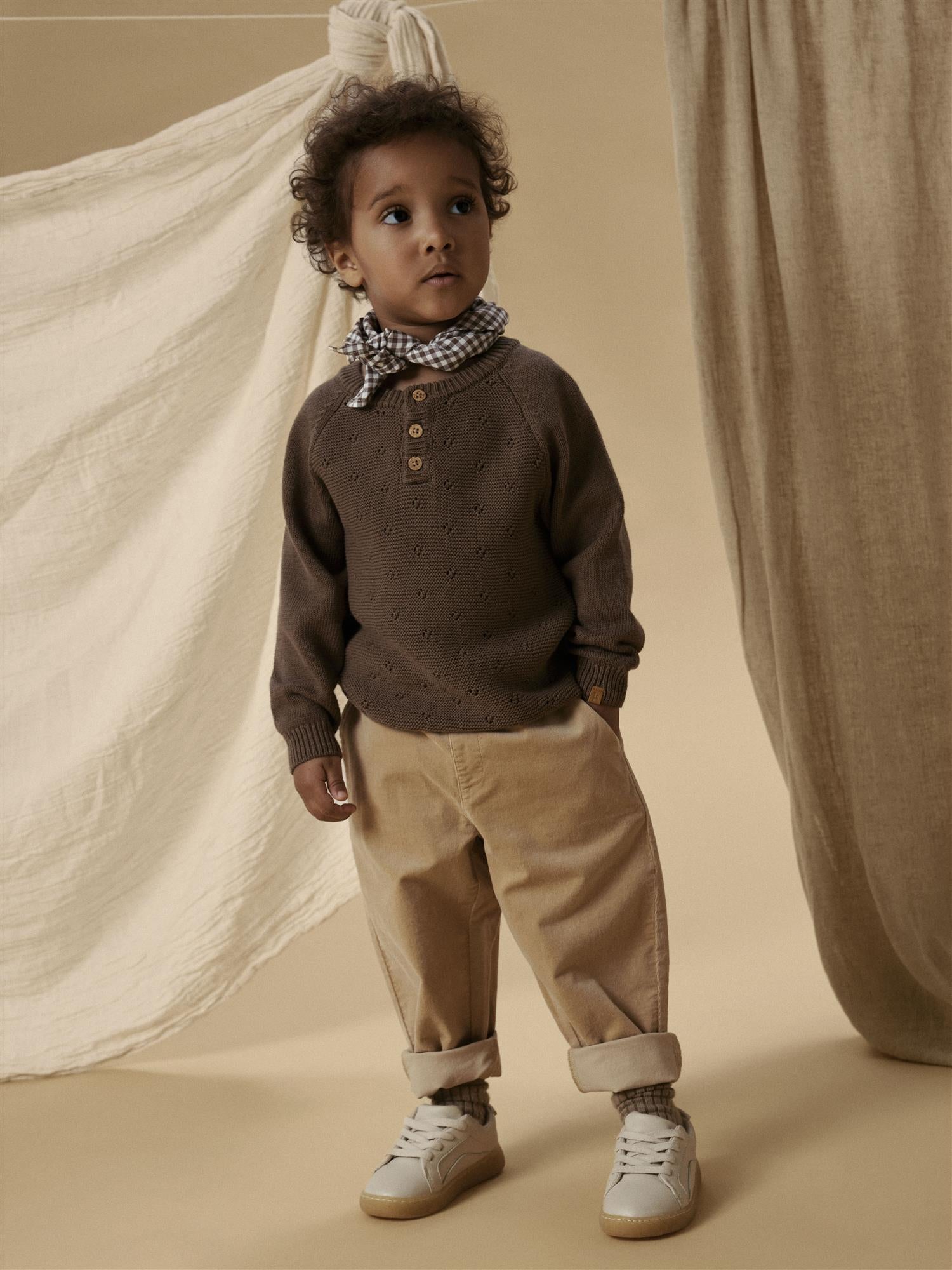 SOMBA LOOSE CORD PANT Irish Cream