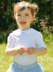 Hust and Claire alma t-shirt White med krage