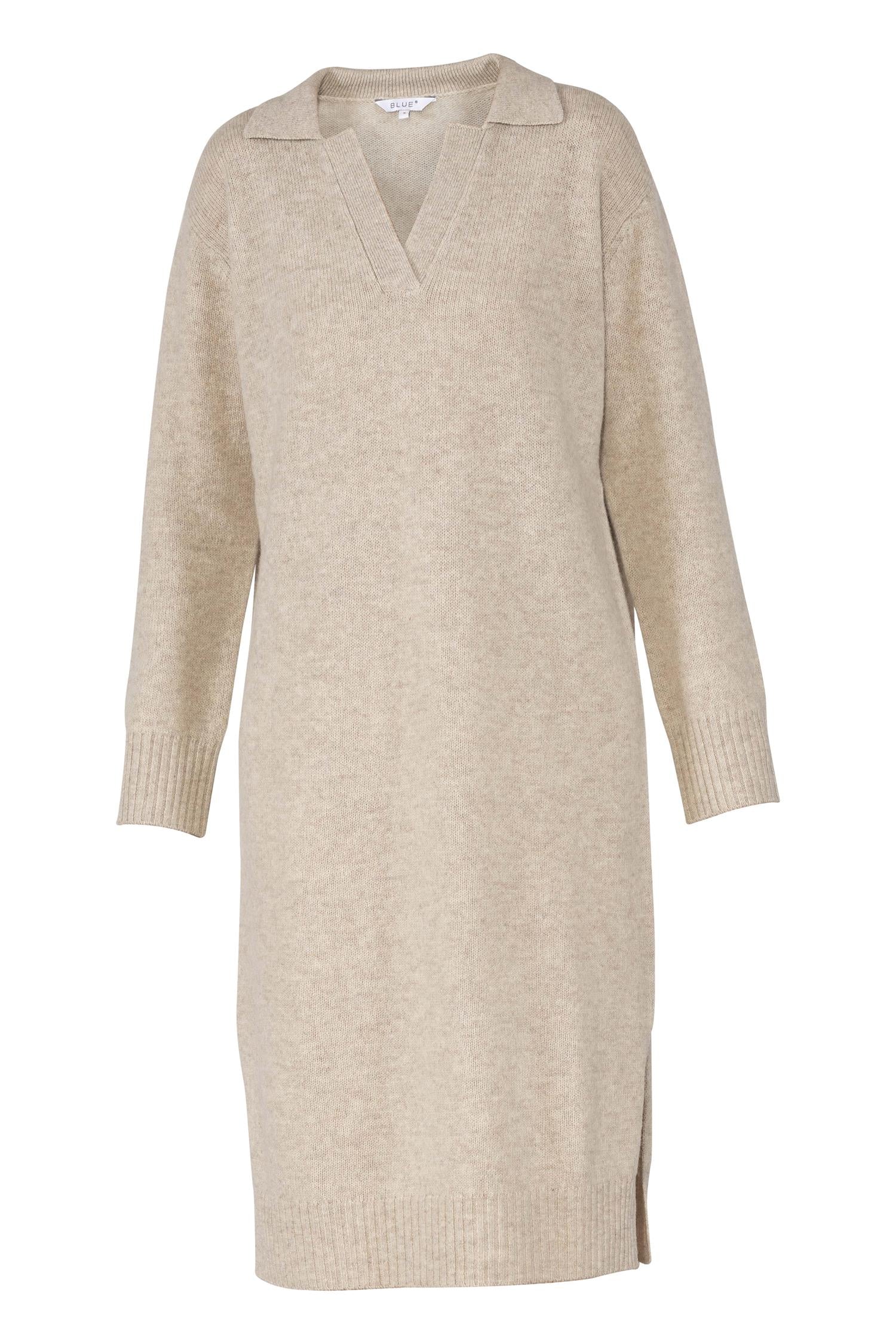 Mette Dress Chalk Melange