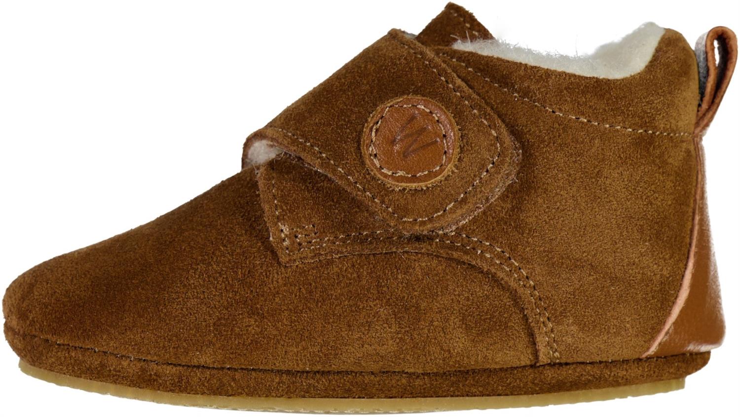 Wheat Angel Wool Indoor Shoe Cognac