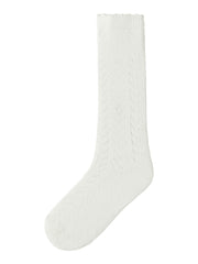 Lil Atelier HERDA KNEE SOCK Coconut Milk