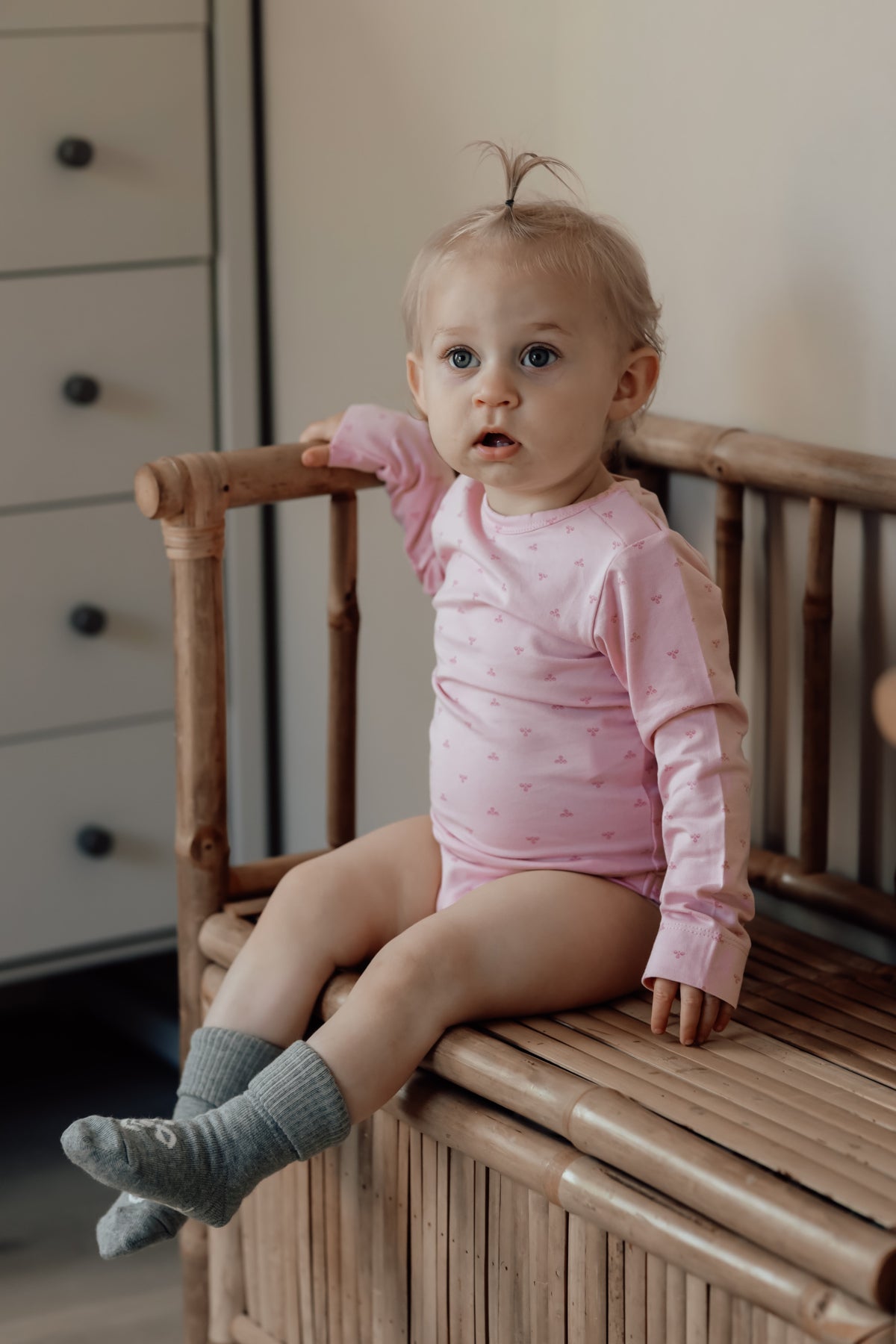 HUMMEL MINI BEE AOP BODY MAUVE SHADOW