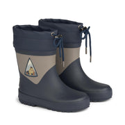 Wheat Thermo Rubber Boot Solid winter sky