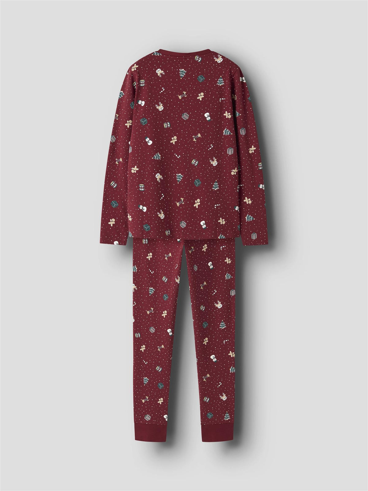 Name it Vismas Nightset 2026 KIDS Red Dahlia