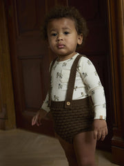 Lil Atelier NOBIR LOOSE KNIT BLOOMERS LIL TEAK