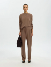 Selected Tenny Hw pants Chocolate chip