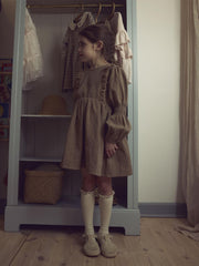 Lil Atelier Rosita Dress Sepia Tint