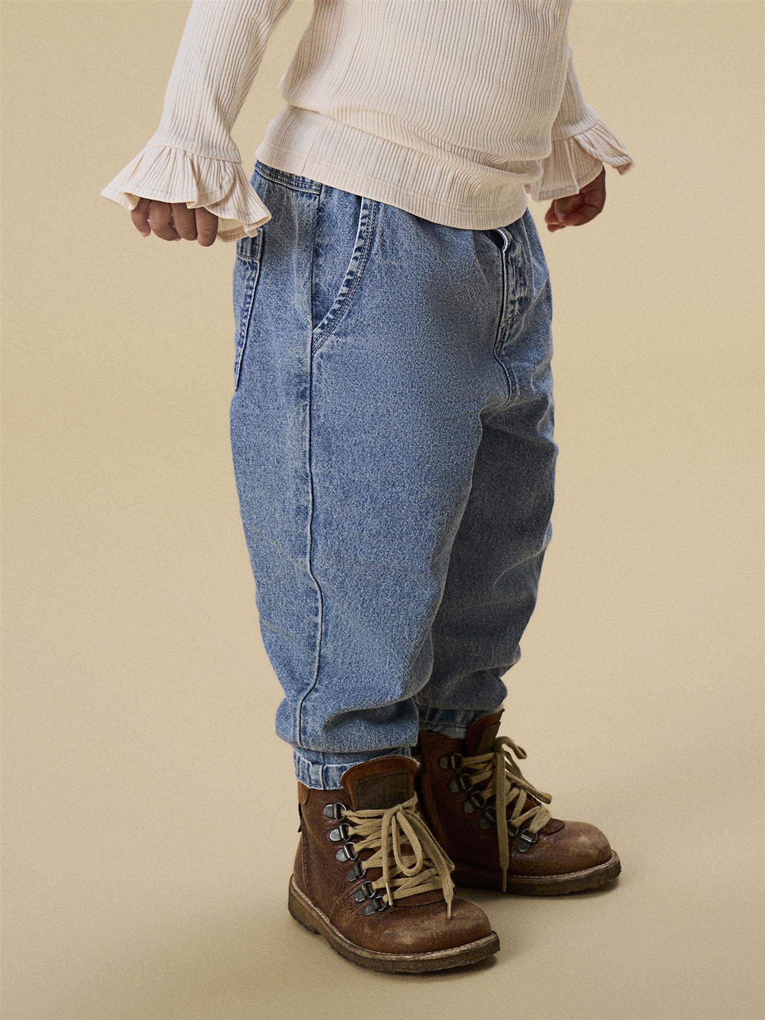 Lil Atelier TAYA LOOSE JEANS Medium Blue Denim