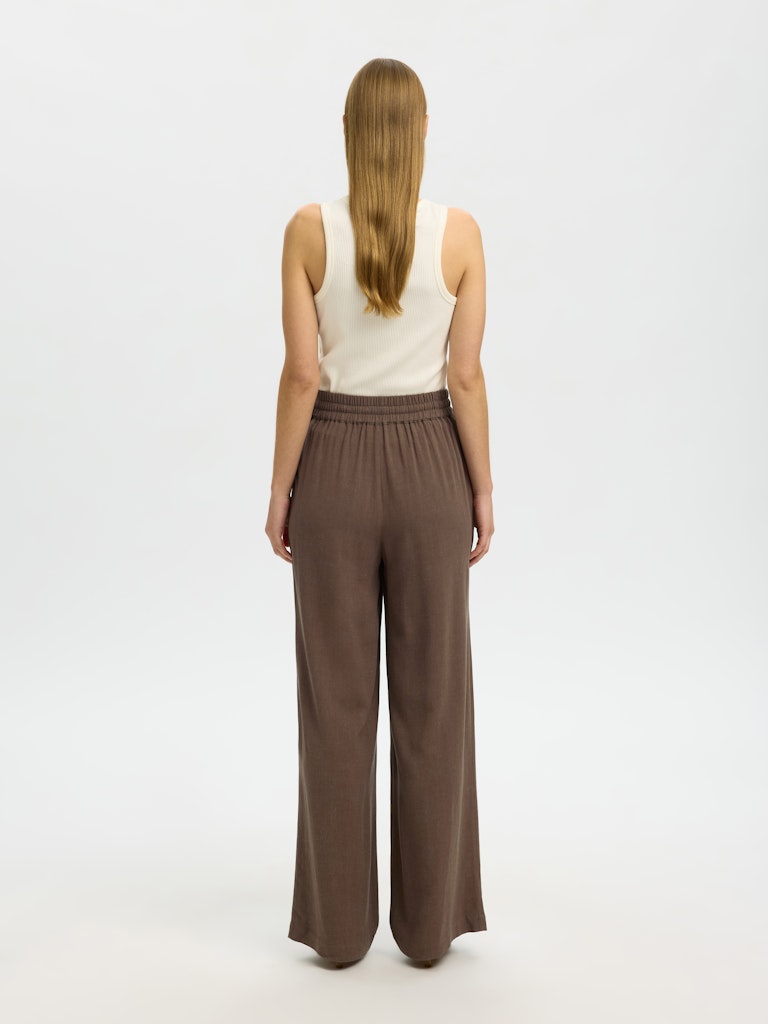 Selected VIVA-GULIA Pants Chocolate Chip