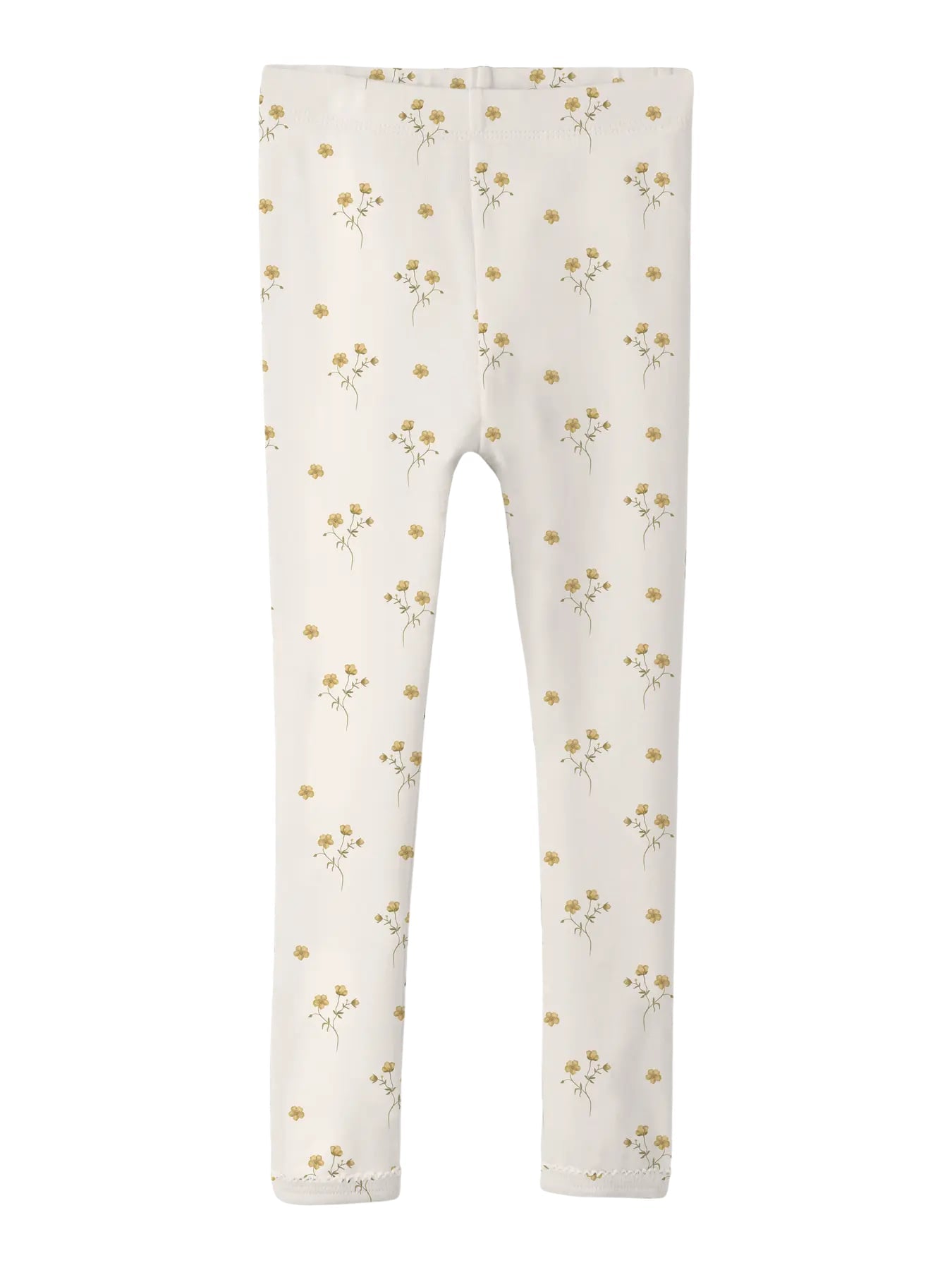 Lil Atelier LAYO SIN SLIM LEGGINGS Yellow flower
