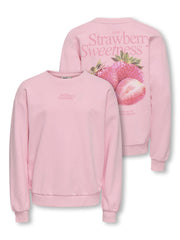 Kids Only PHILEA LIFE L/S LOOSE UB VD SWT NOOS STRAWBERRY SWEETNESS