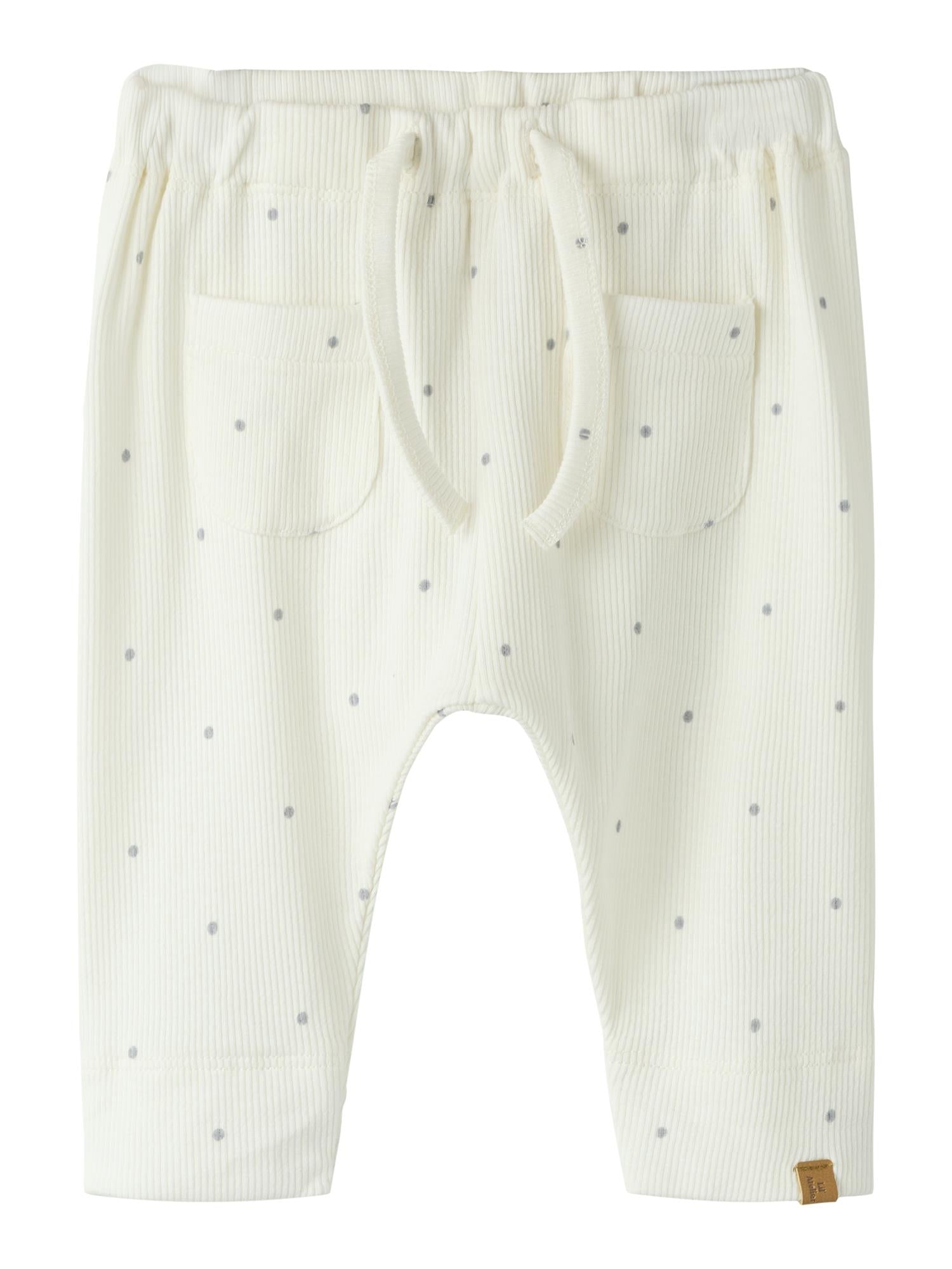 Lil Atelier Gago kem Loose Pant Sleet Dot