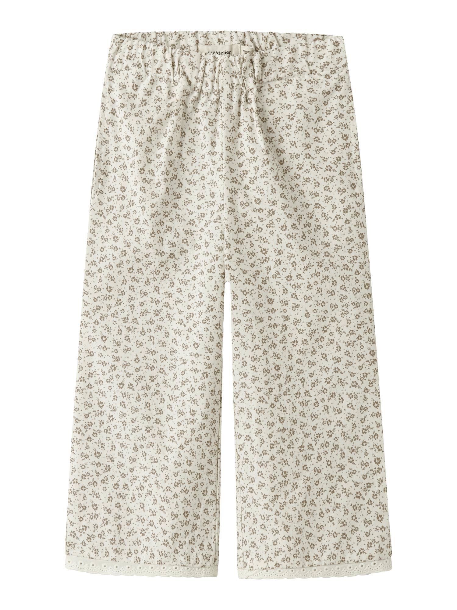 Lil Atelier Jola Wide Ancle Pant Coconut