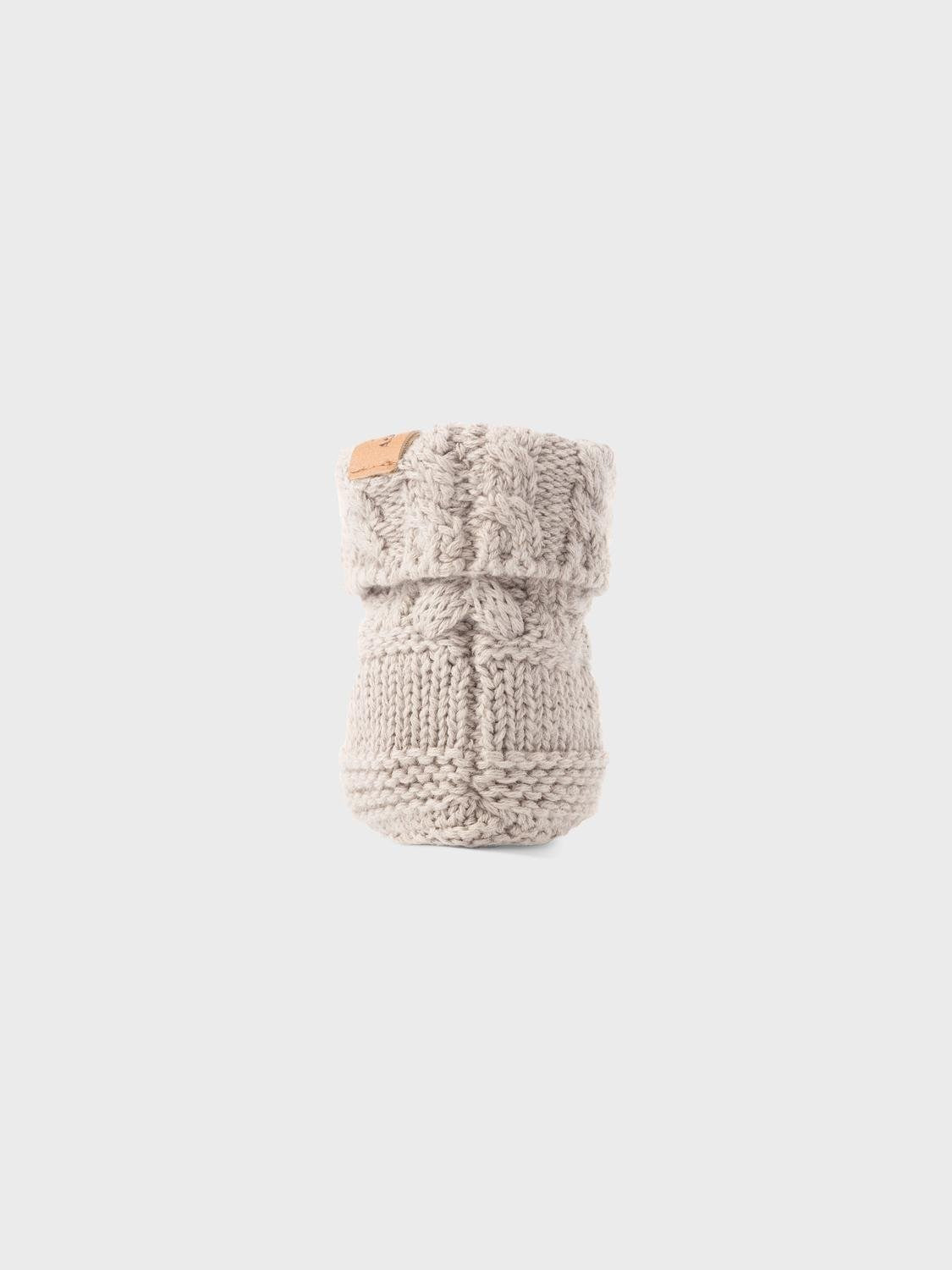 Lil Atelier DAIO KNIT Booties Pure Cashmere
