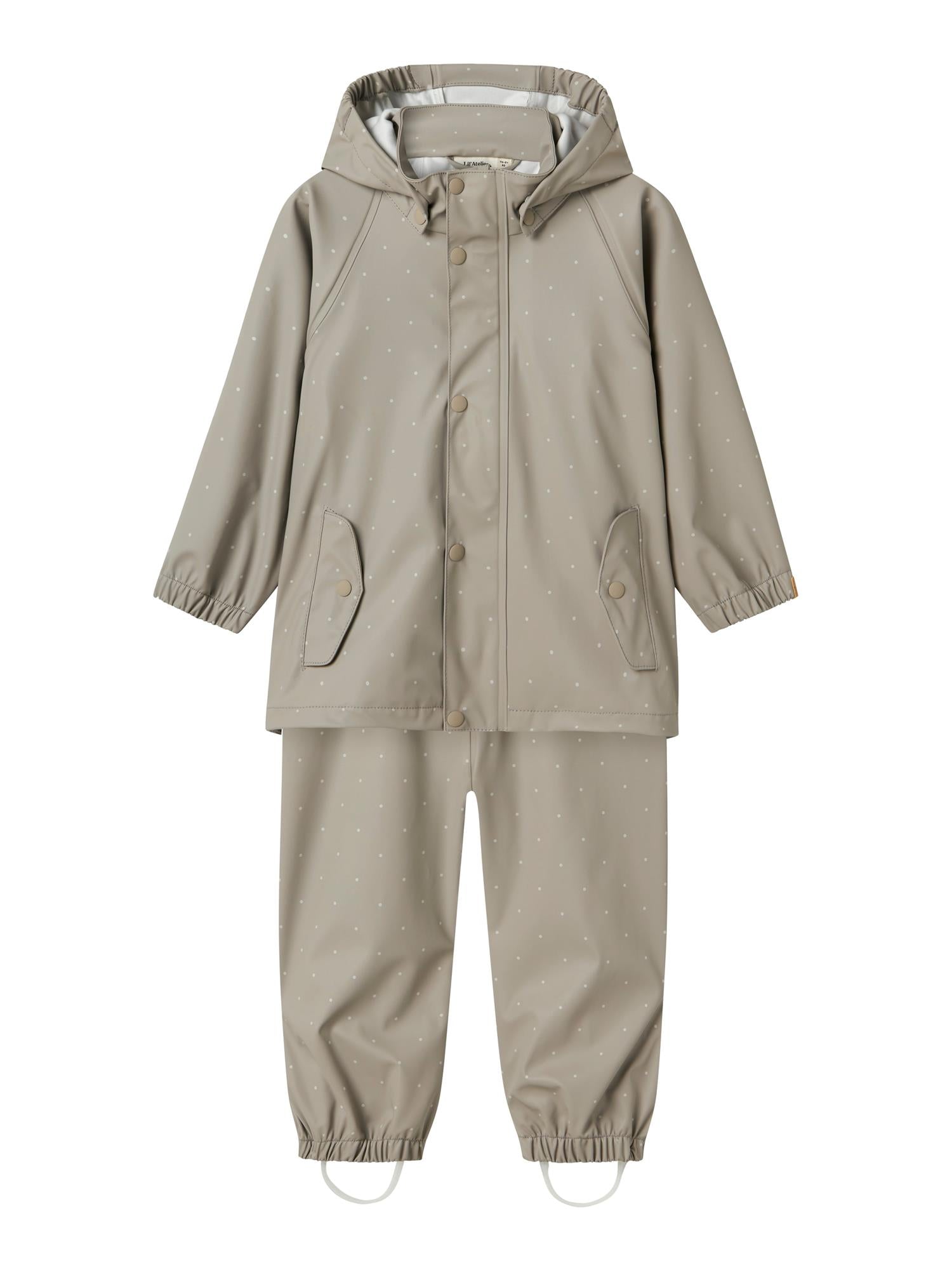 Lil Atelier Ladry Rainwear Mourning Dove